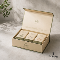 Boîtes en papier personnalisées avec logo imprimé pour fabricant de thé, pour sachets de thé vert matcha