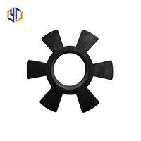 Vente en gros usine : Insert de couplage en T T6, tampon amortisseur en caoutchouc PU en forme de fleur de prunier, service OEM personnalisé disponible