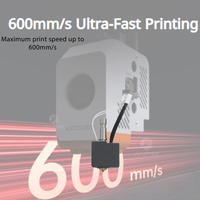 Anycubic Kobra S1 Hotend Kobra S1, Kit Hot End Kombo untuk Anycubic Kobra S1 Nozzle cetak kepala S1C 3d aksesori Printer
