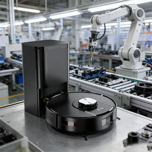 Aspiradora Robot GEERLEPOL V2L-SJ con Navegación LDS, Autovaciado, Filtro HEPA para Limpieza en Seco/Húmedo, Control por Aplicación Inteligente Tuya - Product Image 1