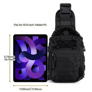 กระเป๋าสะพายข้างแบบยุทธวิธีขนาดกะทัดรัดสำหรับพกพาปืนซ่อน  กระเป๋าเดินทางและเดินป่า - Product Image 2