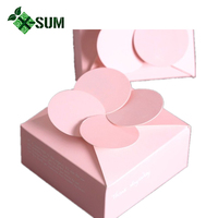 Pochette en papier personnalisée biodégradable pour boîte à gâteaux, carton pâtisserie petite boîte à gâteaux de cuisson