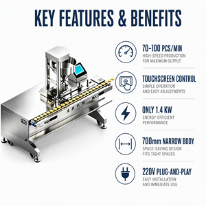 Machine d'injection <span class=keywords><strong>de</strong></span> crème et <span class=keywords><strong>de</strong></span> pâte à pain et gâteau haute vitesse ADMF, machine <span class=keywords><strong>de</strong></span> remplissage automatique <span class=keywords><strong>de</strong></span> crème, équipement d'injection <span class=keywords><strong>de</strong></span> confiture pour <span class=keywords><strong>boulangerie</strong></span> industrielle - Product Image 2