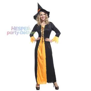 Déguisement de sorcière amusant pour adultes pour Halloween, disponible en plusieurs couleurs, vente directe du fabricant professionnel de costumes de déguisement. - Product Image 1