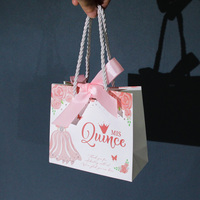 Sacs à provisions en papier de luxe recyclés personnalisés Sac cadeau d'emballage de vêtements recyclés avec ruban impression d'écran personnalisée avec votre propre logo