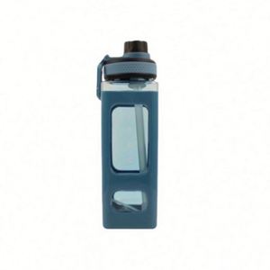 Botella Deportiva Motivacional de PC de Alta Calidad, Portátil, Cuadrada, con Pajita Extraíble, Aislamiento Térmico, Ecológica, 700/900 ml - Product Image 5