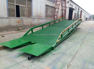 Scène d'utilisation sans limites Rampe de quai de chargement de conteneurs mobiles Structure épaissie antidérapante 10T/12T pour chargement - Product Image 4