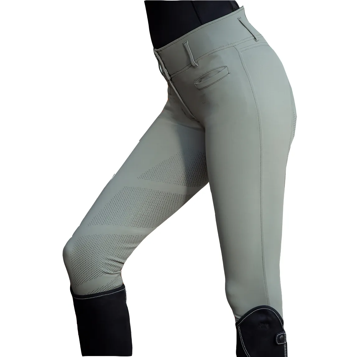 Horse Riding Silicone Breeches Custom Print and Embroidery Logo Jumping Equestrian Show Breeches High Quality