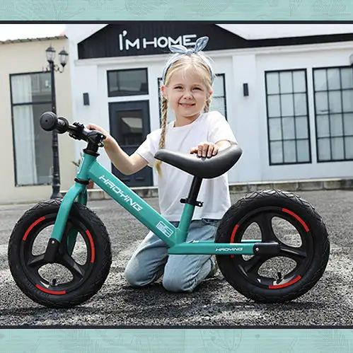 핫 세일 균형 자전거 Bicicleta De 평형 마그네슘 합금 어린이 균형 자전거 고무 공압 타이어