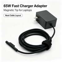 Chargeur 24W compatible avec Surface Pro X Go 4 5, adaptateur d'alimentation magnétique de remplacement, charge rapide, vente en gros