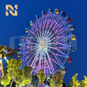 <span class=keywords><strong>Grande</strong></span> <span class=keywords><strong>Roue</strong></span> Géante Nova Rides de 42 m avec 24 Cabines, Capacité de 96 Passagers, Éclairage LED, pour Parc d'Attractions Extérieur, à Vendre - Product Image 3