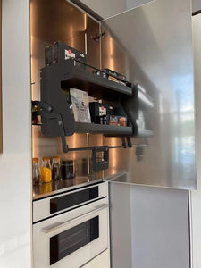 Gabinetes de Cocina de Lujo de Estilo Moderno Personalizados con Isla de Madera Sólida para Sala de Estar y Cocina - Product Image 5