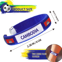Bracelets tissés du Cambodge pour encourager les événements sportifs et produits dérivés