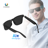 Lunettes intelligentes sans fil A01 pour sports de plein air avec fonction de traduction – Nouvelles lunettes de soleil connectées Bluetooth