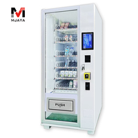 Distributeur automatique de snacks et de boissons personnalisable, réfrigéré, avec paiement par carte de crédit et monnayeur, SDK, intégration cloud pour le bureau