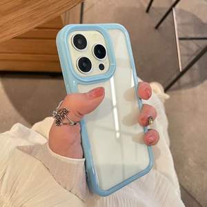 Coque de téléphone en acrylique couleur bonbon pour iPhone 17 Pro/16, idéale pour la décoration en résine, protection adhésive en cuir, coque rigide - Product Image 2