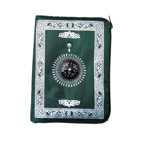 Tapis de prière anti-dérapant étanche portable voyage en gros pèlerinage islamique musulman poche <span class=keywords><strong>boussole</strong></span> avec feuille de fer - Product Image 3
