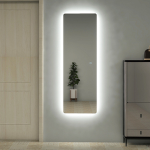 Factory Wholesale Contemporary LED Smart Floor <strong>Mirror</strong> Salon Beauty Espejo Fitting Room Glass <strong>Mirror</strong> Cheap Contemporary Design - Product Image 4