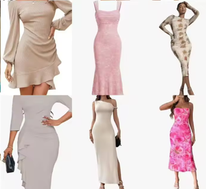 Nouvelle robe longue pour femme de marques variées, couleur unie, tissée, respirante, style club sexy, fournisseur en gros de Chine Fujian - Product Image 1