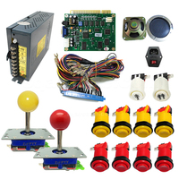 Classique JAMMA Arcade 60 1 Kit Alimentation 24V avec joystick Zippy Bouton poussoir américain Câble Jamma PCB Pieds Jeux à pièces