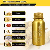 Complément alimentaire à base de racine de maca et d'extrait de ginseng de haute qualité, soutien énergétique pour hommes adultes, 12 comprimés/flacon