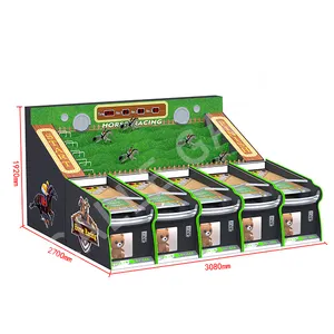 Indoor Speeltuin 5 Speler Paardenraces Arcade Bal Rollende Carnaval Spelmachines