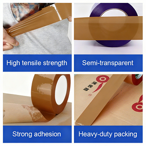 Cường độ cao Nâu Bopp băng dính cinta adhesiva braunes verpackungstape Nâu Bopp bưu kiện Carton Đóng Gói băng cho niêm phong - Product Image 3