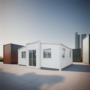 Bureau préfabriqué de luxe moderne en conteneur extensible de 20 et 40 pieds avec climatiseur, toilettes, chambre et garantie de plus de 5 ans - Product Image 4