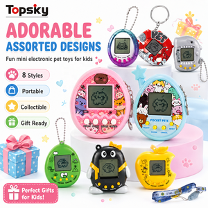 Jeu de compagnie virtuel numérique 168 en 1, 90s nostalgique, 49 animaux, œuf <span class=keywords><strong>Tamagochi</strong></span> - Product Image 6