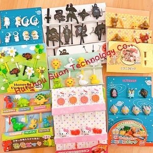 Nuevos tenedores de frutas con forma de animales, mini tenedores con forma de castillo, palillos para frutas y alimentos, palillos para loncheras Bento, palillos de dibujos animados para alimentos, accesorios para loncheras Bento - Product Image 3
