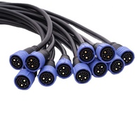Conector de alto voltaje GIET M23 2 + 1 + 5 conector de batería impermeable conectores de alimentación hembra macho de conexión rápida eléctrica