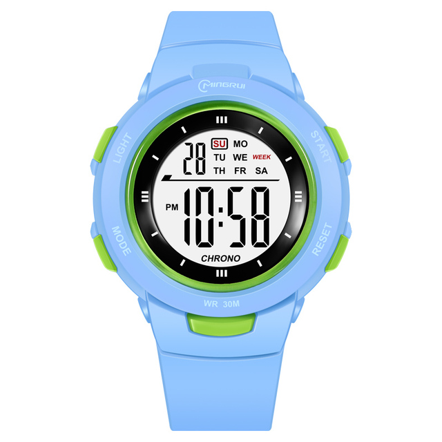 Students Black Sports Watches in Wristwatches Mens White Face Digital Watches for Women Online