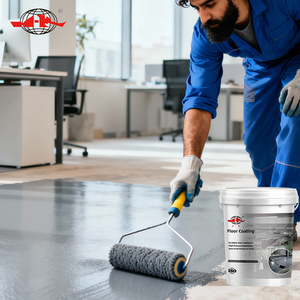 Système de revêtement de sol auto-nivelant Quikrete, peinture époxy décorative pour sols, coût par pied carré - Product Image 4