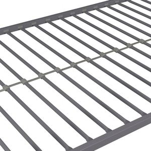 Diseño simple Sleeper individual gris muebles litera doble chico cama de metal - Product Image 5