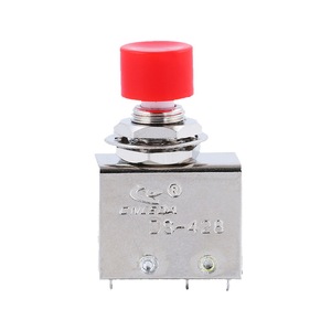 Ds-428 Miniature Self Resetting Jog <b>Push</b> <b>Button</b> <b>Switch</b> 8mm 1No Screw Terminal Non Illuminated Red Green Plastic Ip40 - Product Image 3