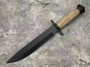 Cuchillo Multifuncional de Acero Inoxidable Modelo Kiziliar Y8 LS006, Mango de Madera de Nogal, Alta Calidad, Personalizable, OEM, DIY, 170 mm, 4.5 mm - Product Image 4