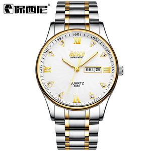 Estilo caliente impermeable Calendario de negocio de la mano de la moda de diamantes <span class=keywords><strong>reloj</strong></span> fabricante - Product Image 3