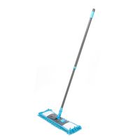 Mopa Profesional de Microfibra DOOSO - Mopa Plana para Limpieza de Pisos, Mopa para Polvo Húmedo y Seco con Recambio Adicional