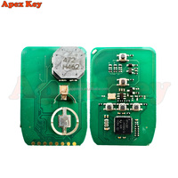 Clé de voiture télécommandée pour Toyota YARIS L VIOS 2/3 boutons 0010 0011 0182 312/314 433/434mhz puce 8A P4 39 FCC BS1EW BS2ET Clé intelligente