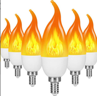 Nouveaux styles d'ampoule LED à effet de flamme dynamique pour l'éclairage domestique