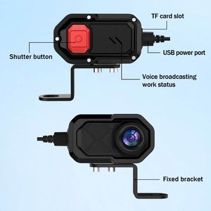 Caméra DVR Moto 2K HD WiFi Étanche IP66 <span class=keywords><strong>MINI</strong></span> Enregistreur Vidéo USB pour Vélo Électrique VTT Enregistrement en Boucle - Product Image 2