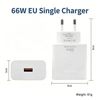 Prix d'usine, chargeur de téléphone 66W, prise standard américaine et européenne, charge rapide, interface USB, ignifuge, protection contre les courts-circuits 220V