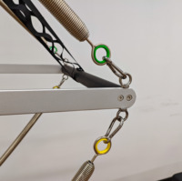 Reformer Pilates avec demi-tournebroche en chêne, Reformer Pilates avec tour, Reformer Pilates classique de haute qualité avec demi-tournebroche
