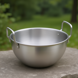 Olla Semiesférica con Asas, Tazón para Mezclar de Acero Inoxidable, Utensilio de Cocina de Gran Capacidad - Product Image 3