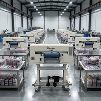 Impresora de Inyección de Tinta UV DTF de 1440DPI con Cabezales de Impresión XP600/I3200/I1600, Sistema Roll-to-Roll para Cuero/Materiales Flexibles, Tinta UV DTF CMYK