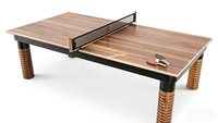 Mesa de Ping-Pong Minimalista Italiana de Alta Gama, Diseño Creativo para Espacios Recreativos de Villas de Lujo