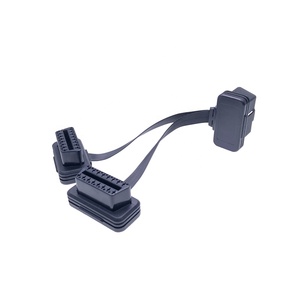 AOTAI 16Pin 9PIN OBD2 Cable de extensión plano 1 a <span class=keywords><strong>2</strong></span> hembra Splitter Auto herramienta de diagnóstico de coche - Product Image 4