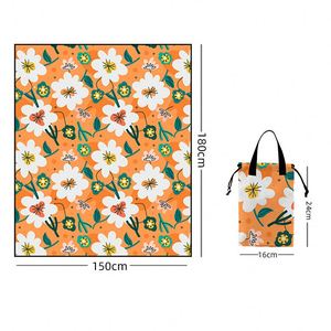 Wholesale Custom Logo Pocket <b>Picnic</b> Waterproof Foldable Outdoor Mat Ultra-Lightweight Compact Beach <b>Blanket</b> - Product Image 2