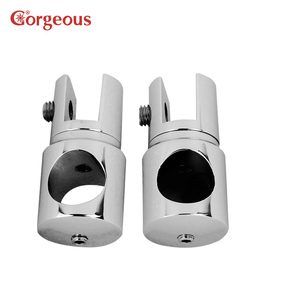 Connecteur de verre et <span class=keywords><strong>tringle</strong></span> de porte <span class=keywords><strong>coulissante</strong></span> robuste en alliage de zinc moderne <span class=keywords><strong>pour</strong></span> salle de bain, idéal <span class=keywords><strong>pour</strong></span> les applications hôtelières et les fenêtres. - Product Image 4