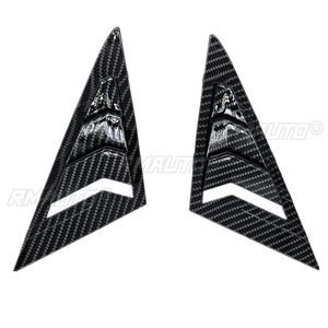 Front Triangle <b>Window</b> Louver for VW Golf 7 MK7 MK7.5 2013-2019 Side Shutter <b>Shades</b> Cover Trim Sticker Vent Carbon Car Accessory - Product Image 2